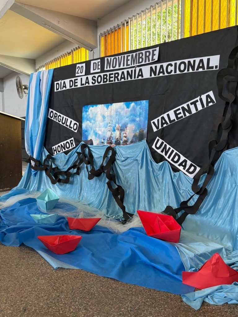 EL INSTITUTO SARMIENTO REALIZÓ EL ACTO EN CONMEMORACIÓN A EL DÍA DE LA SOBERANÍA NACIONAL